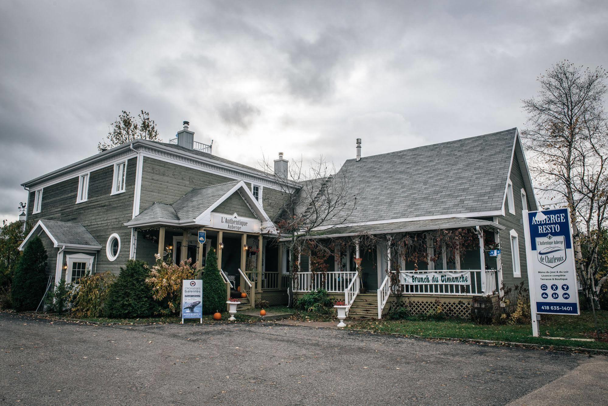 L'Authentique Auberge De Charlevoix Les Eboulements Exterior photo